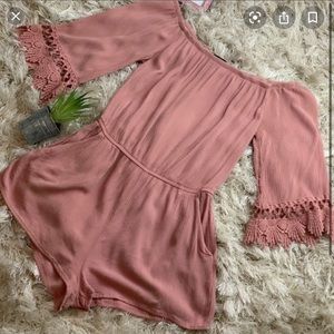 Ambiance pink romper